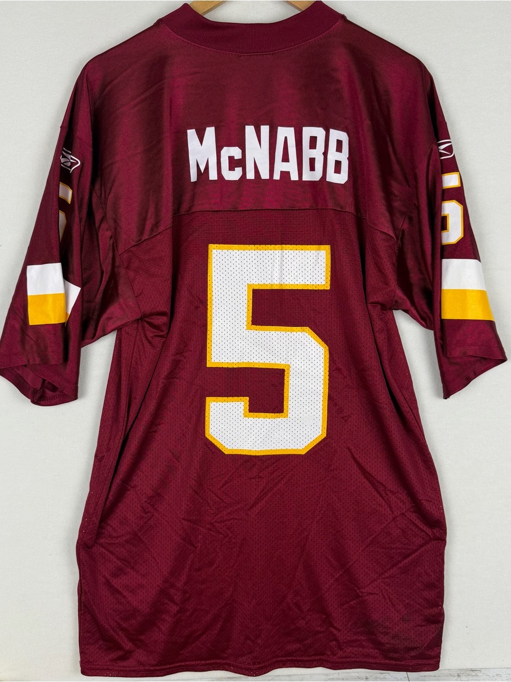 NFL Team Apparel Washington Redskins #5 Donovan Mcnabb Jersey Mens Medium Reebok